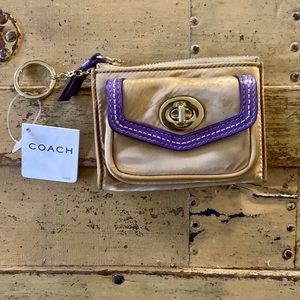 COACH MINI WALLET KEYCHAIN MINI BAG WALLET